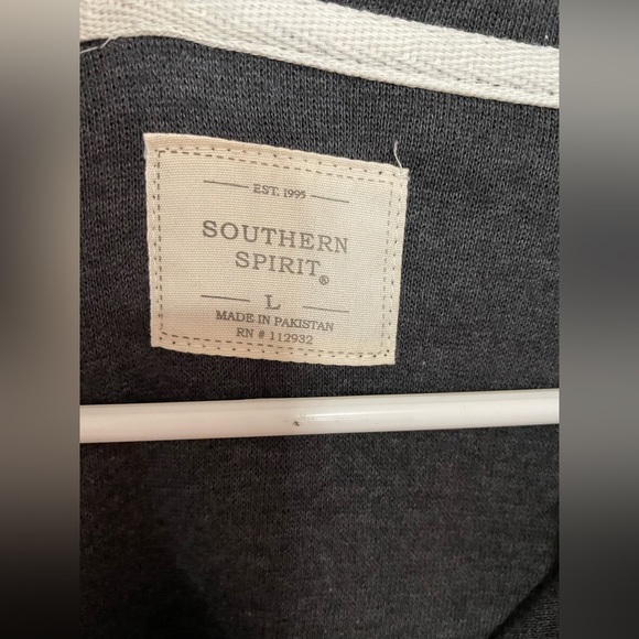 LG Gray Southern Spirit V-neck Pullover - Picture 3 of 3
